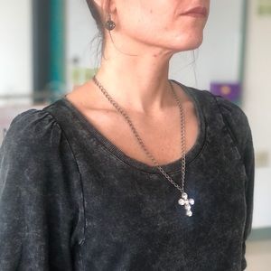 💎Swarovski Crystal Cross Necklace
